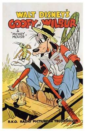 Goofy and Wilbur art print