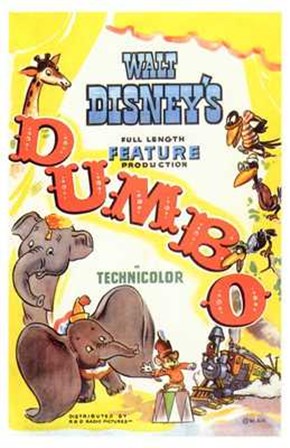 Dumbo Drawing art print