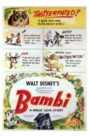 Bambi Scenes art print