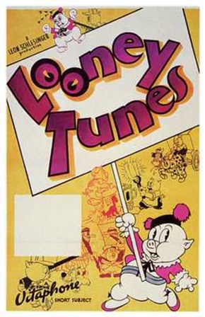 Looney Tunes Porky Pig art print