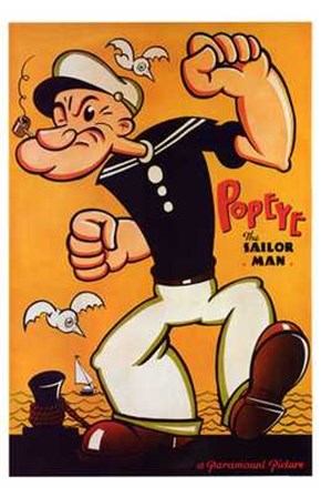 Popeye the Sailor Man art print