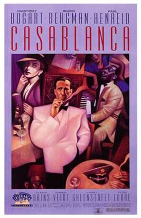 Casablanca Purple art print