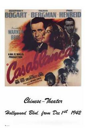 Casablanca Chinese Theater art print