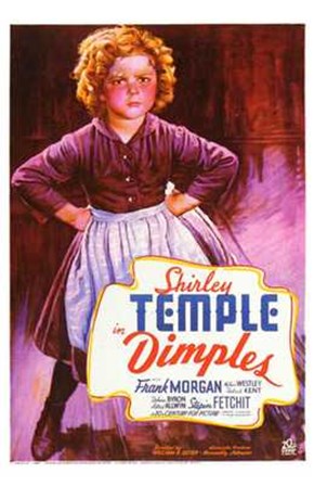 Dimples Shirley Temple art print