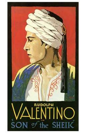The Son of the Sheik With Rudolph Valentino art print
