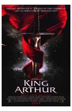 King Arthur Sword art print