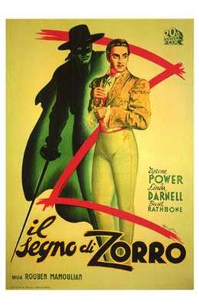 The Mark of Zorro (spanish) art print