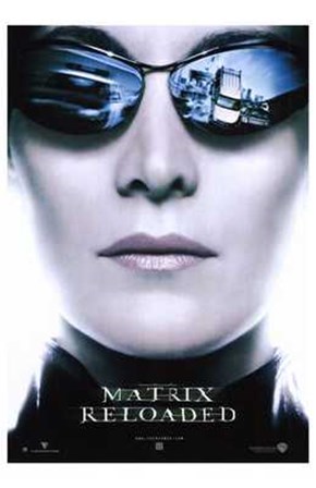 The Matrix Reloaded Trinity art print