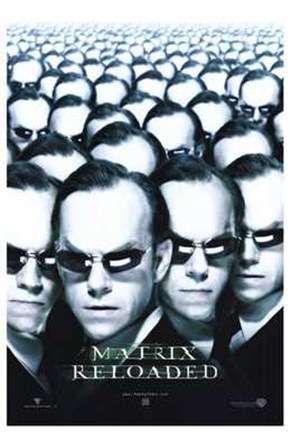 The Matrix Reloaded Agent Smith art print