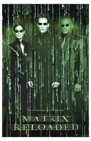 The Matrix Reloaded Code art print