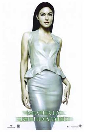 The Matrix Reloaded Monica Bellucci as Persephone art print