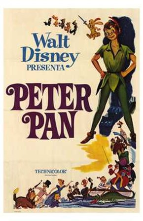 Peter Pan by Disney art print