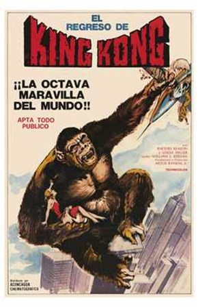 King Kong Escapes art print