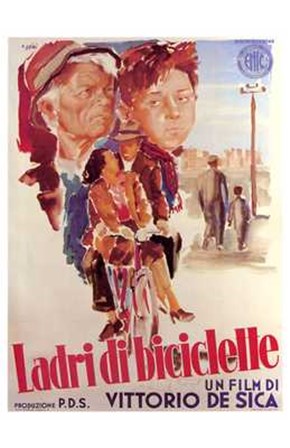 The Bicycle Thief - Italian art print