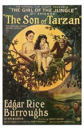 The Son of Tarzan, c.1920 - style A art print