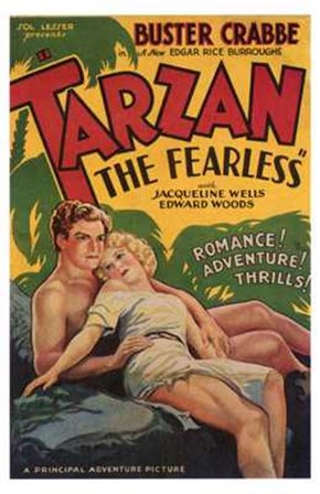 Tarzan the Fearless, c.1933 art print