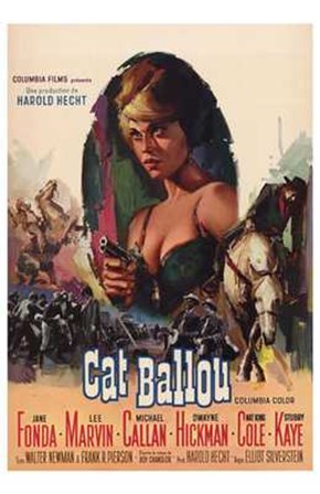 Cat Ballou Jane Fonda art print