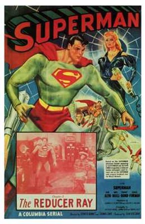 Superman The Reducer Ray art print