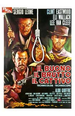 The Good  the Bad and the Ugly Italian art print