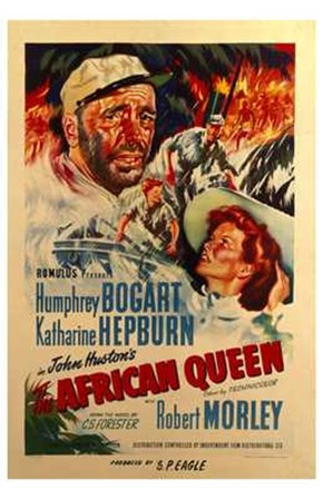 The African Queen Robert Morley art print