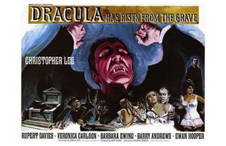 Dracula Has Risen from the Grave Christopher Lee art print