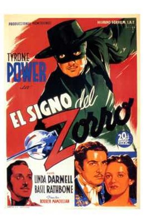 The Mark of Zorro Power (spanish) art print