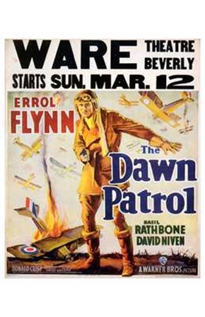 The Dawn Patrol Errol Flynn art print