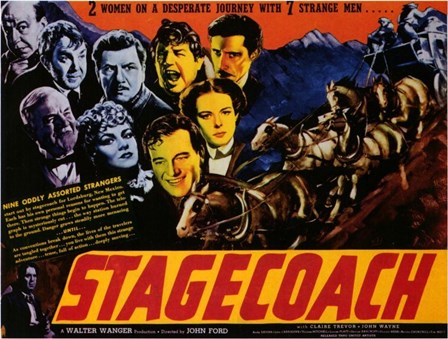 Stagecoach 2 Women 7 Strange Men art print