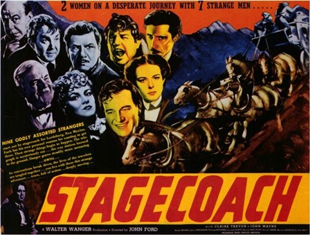 Stagecoach 2 Women 7 Strange Men art print