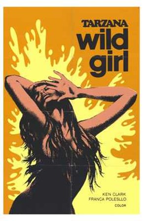 Tarzana the Wild Girl, c.1969 art print