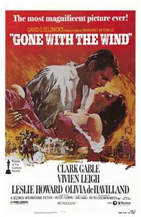 Gone with the Wind - Clark Gable art print