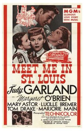 Meet Me in St Louis - red art print