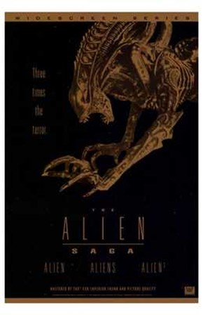 Alien Saga  the (Video Poster) art print