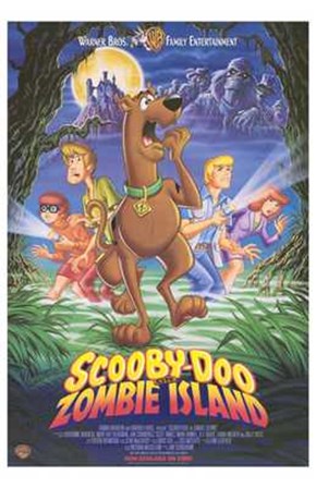Scooby-Doo on Zombie Island art print