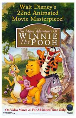 Many Adventures of Winnie the Pooh art print