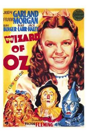 The Wizard of Oz Cartoon art print