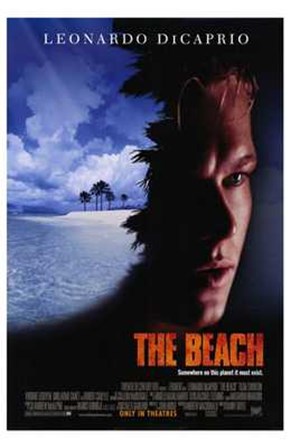 The Beach Leonardo DiCaprio art print