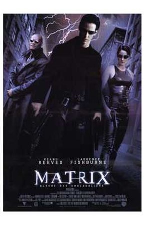The Matrix - lightning art print