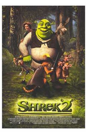 Shrek 2 Cast art print