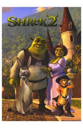 Shrek 2 Family art print