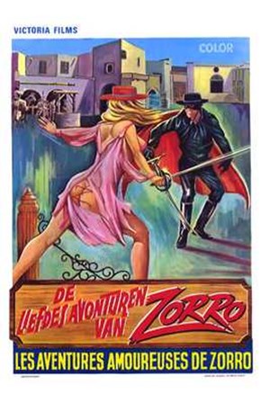 Erotic Adventures of Zorro art print