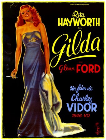 Gilda Rita Hayworth French art print