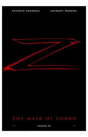 The Mask of Zorro Movie art print