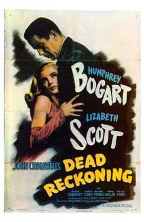 Dead Reckoning Lizabeth Scott &amp; Humphrey Bogart art print