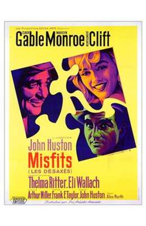 The Misfits John Huston art print