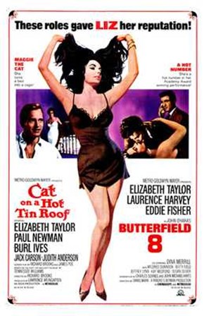 Cat on a Hot Tin Roof Elizabeth Taylor art print