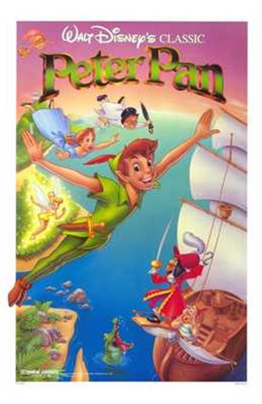 Peter Pan Captain Hook art print