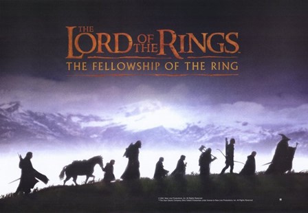 Lord of the Rings: The Fellowship of the Ring - style I art print