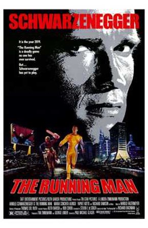 The Running Man Schwarzenegger art print