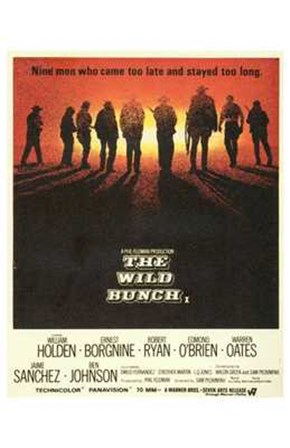 The Wild Bunch - movie art print